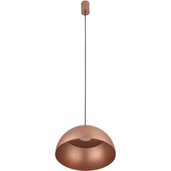 Sklep Kaja Kopułowa lampa wisząca z regulowaną długością 10617 HEMISPHERE | Kaja satynowamiedź Best Sale