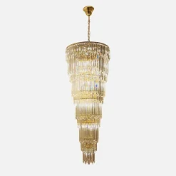 Sklep Kaja Królewska, kryształowa lampa wisząca ZM 19002/40-GLD LUXE | Kaja Outlet