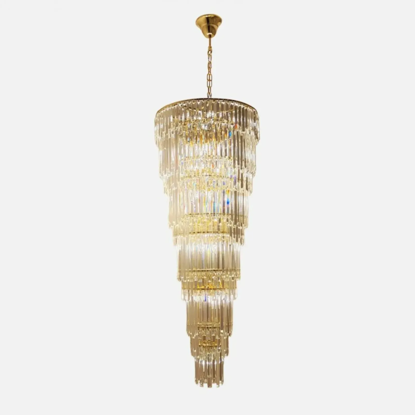 Sklep Kaja Królewska, kryształowa lampa wisząca ZM 19002/40-GLD LUXE | Kaja Outlet