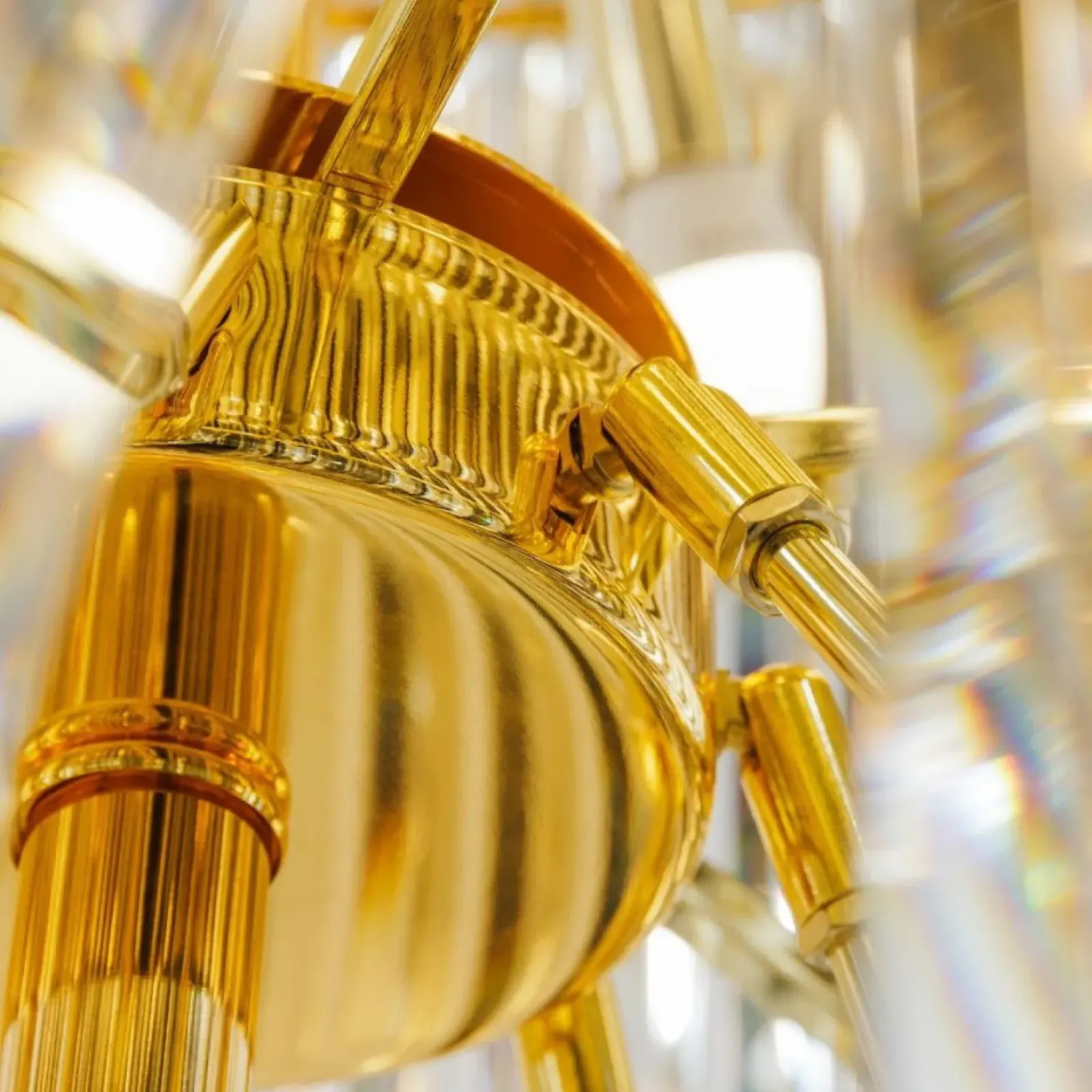 Sklep Kaja Królewska, kryształowa lampa wisząca ZM 19002/40-GLD LUXE | Kaja Outlet