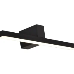 Sklep Kaja Krótki kinkiet LED nad lustro w łazience LP-778/1W M BK z serii NEVADA* Lampy Led