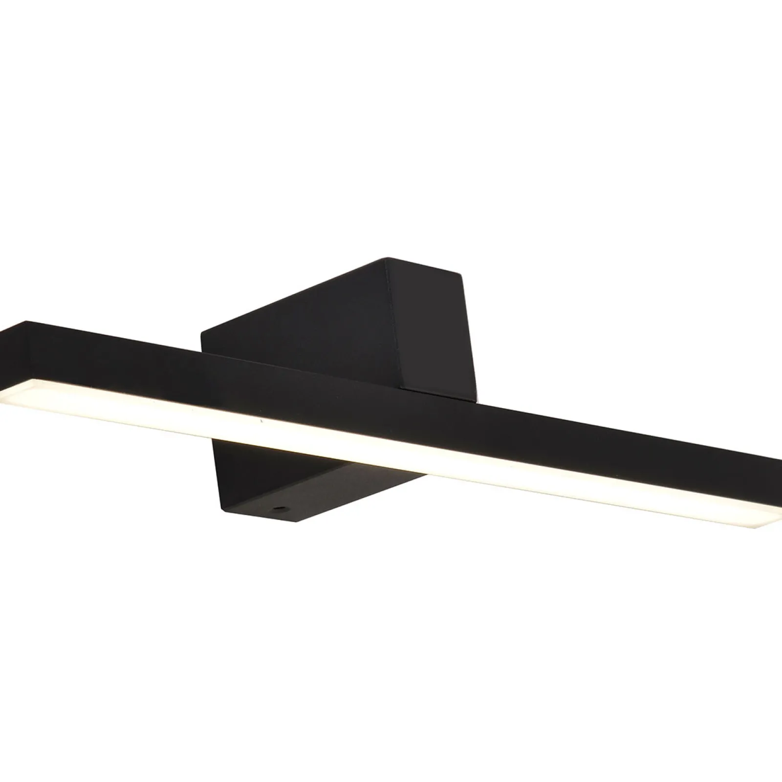 Sklep Kaja Krótki kinkiet LED nad lustro w łazience LP-778/1W M BK z serii NEVADA* Lampy Led