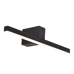 Sklep Kaja Krótki kinkiet LED nad lustro w łazience LP-778/1W M BK z serii NEVADA* Lampy Led