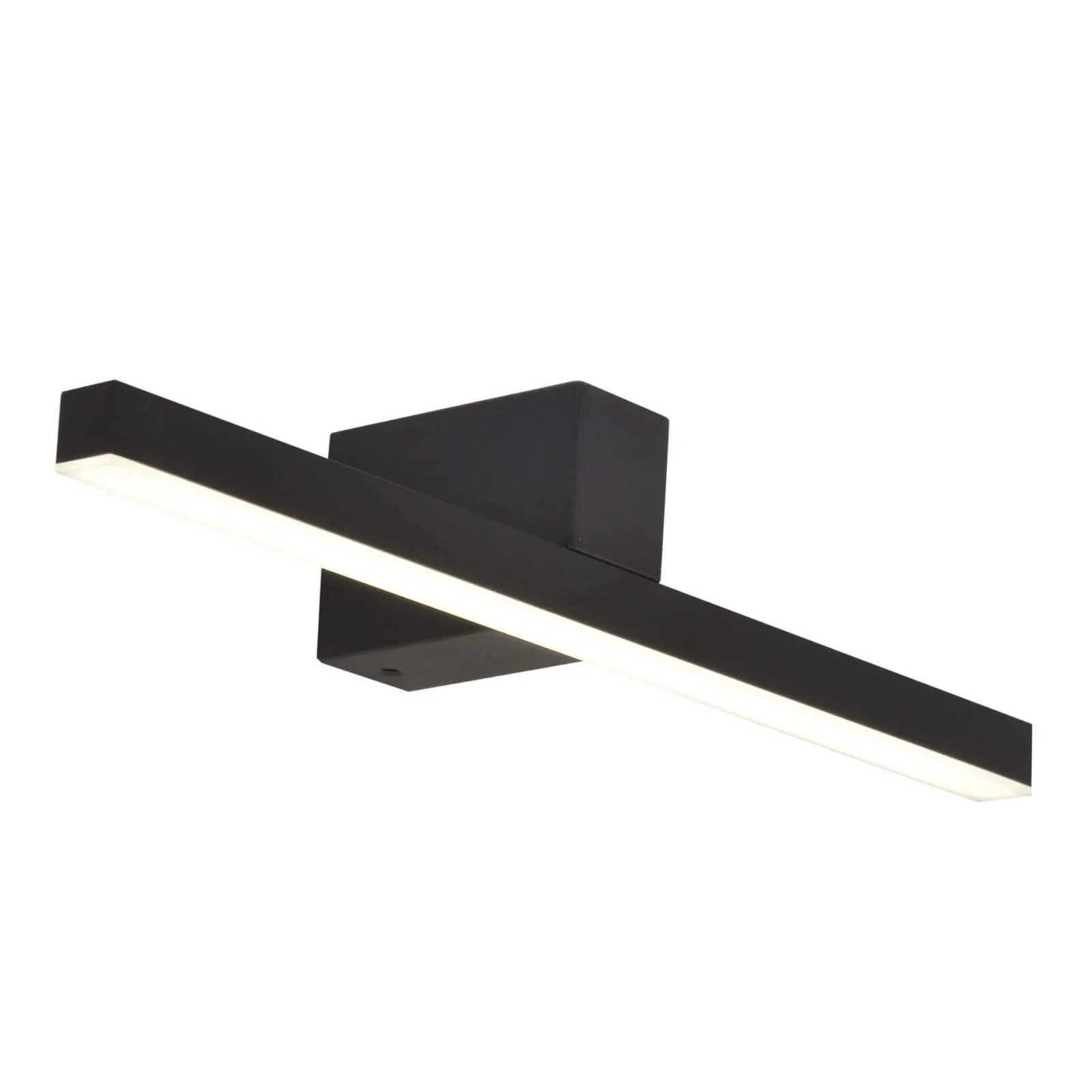 Sklep Kaja Krótki kinkiet LED nad lustro w łazience LP-778/1W M BK z serii NEVADA* Lampy Led
