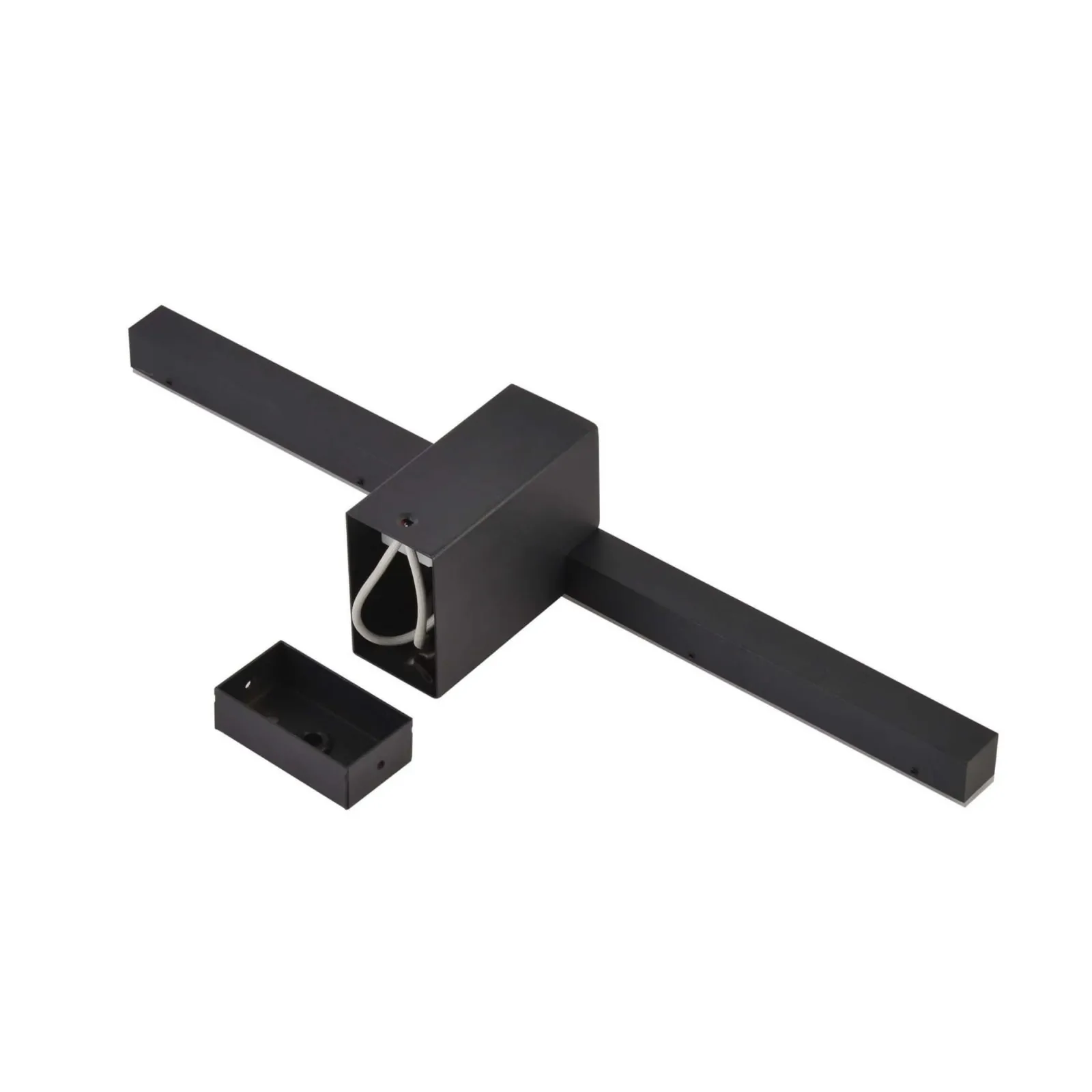 Sklep Kaja Krótki kinkiet LED nad lustro w łazience LP-778/1W M BK z serii NEVADA* Lampy Led