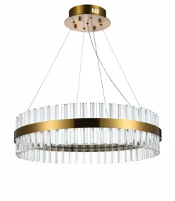 Sklep Kaja Kryształowa, elegancka lampa LED do salonu AZ5261 FRANCESCA | Kaja Fashion