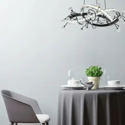 Sklep Kaja Kryształowa lampa wisząca dark glamour MD3481-1S-3BCT MAIA | Kaja Fashion
