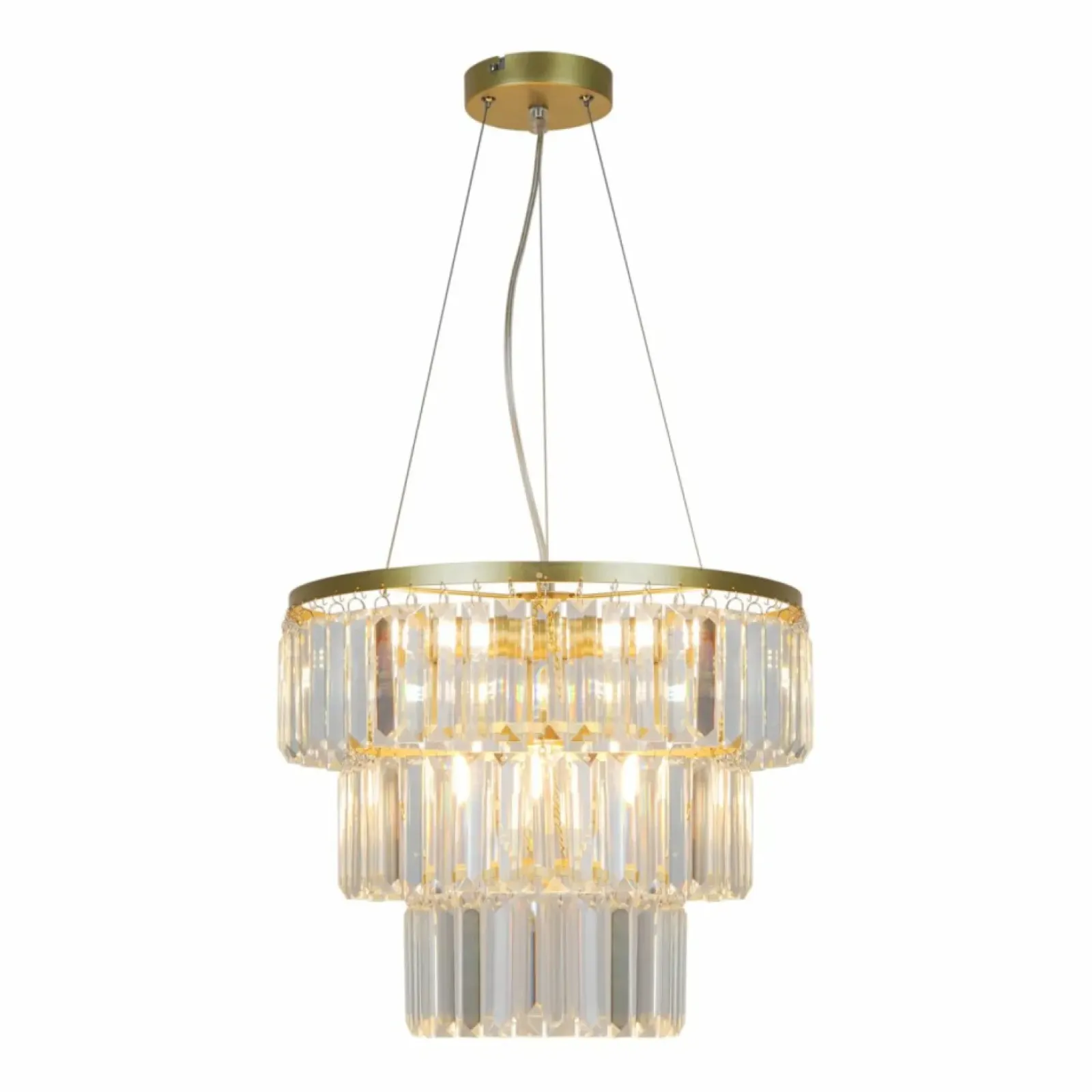 Sklep Kaja Kryształowa lampa wisząca do salonu P17127-4-1GD TIFANNY | Kaja Discount