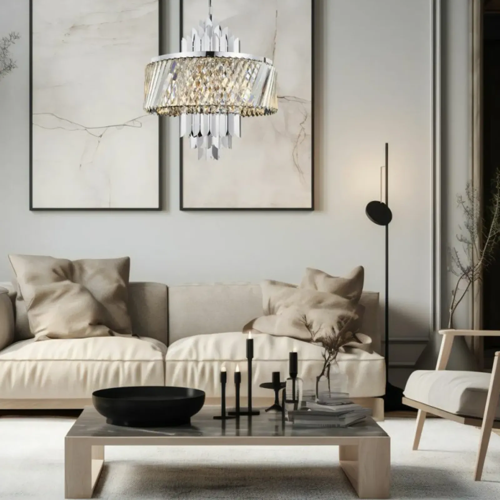 Sklep Kaja Kryształowa lampa wisząca w stylu glamour ML0410 MARGOT | Kaja Best Sale