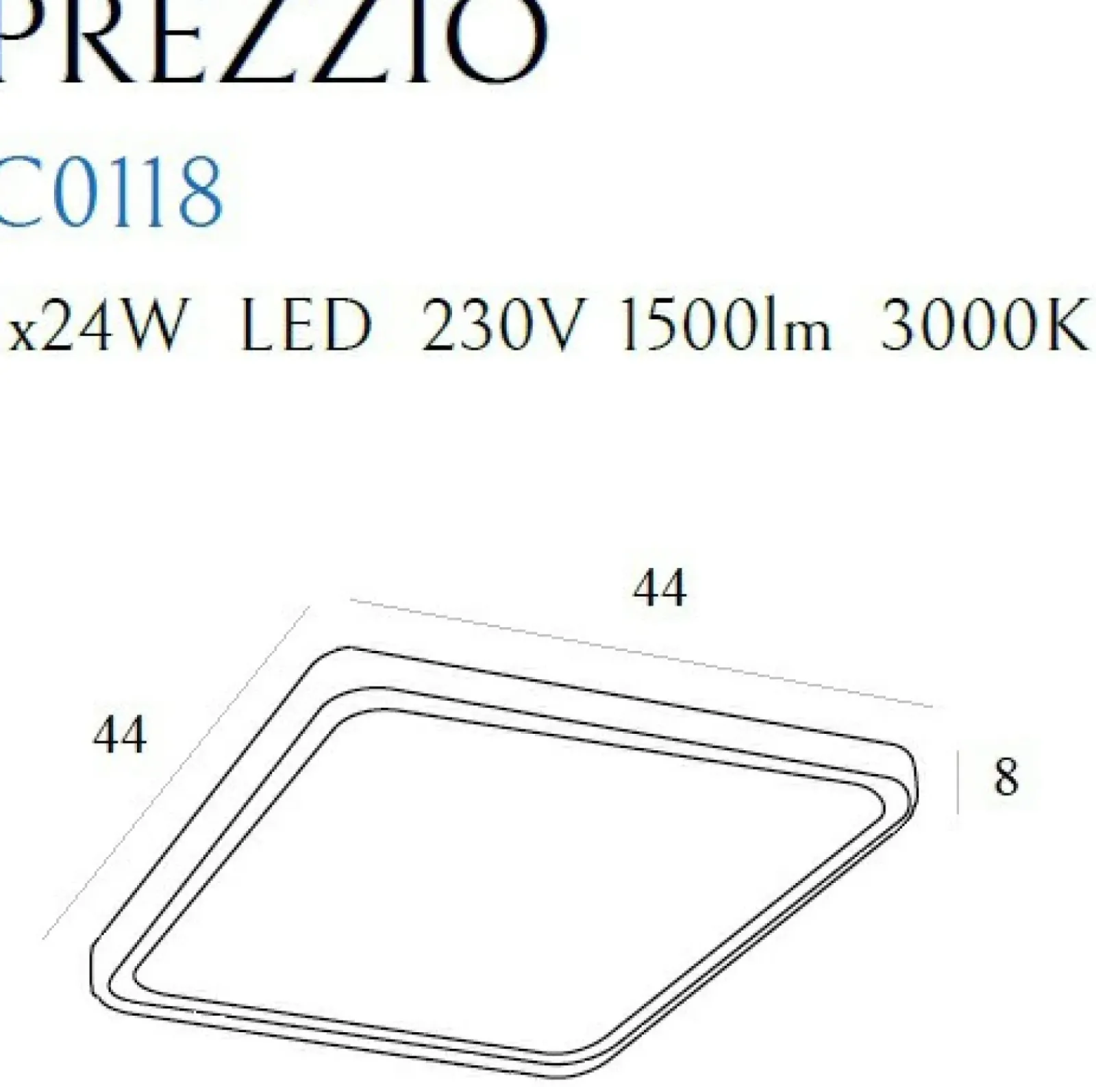 Sklep Kaja Kryształowy plafon LED do sypialni MX C0118 PREZZIO | Kaja Oświetlenie* Lampy Led|Plafony Nowoczesne