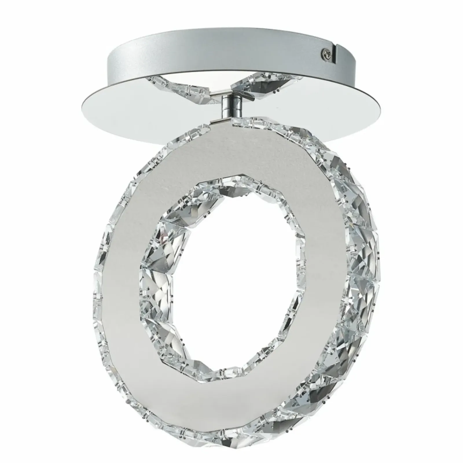 Sklep Kaja Kryształowy spot LED w stylu glamour MX3713-1-3CT GIRONA | Kaja* Lampy Led|Plafony Nowoczesne