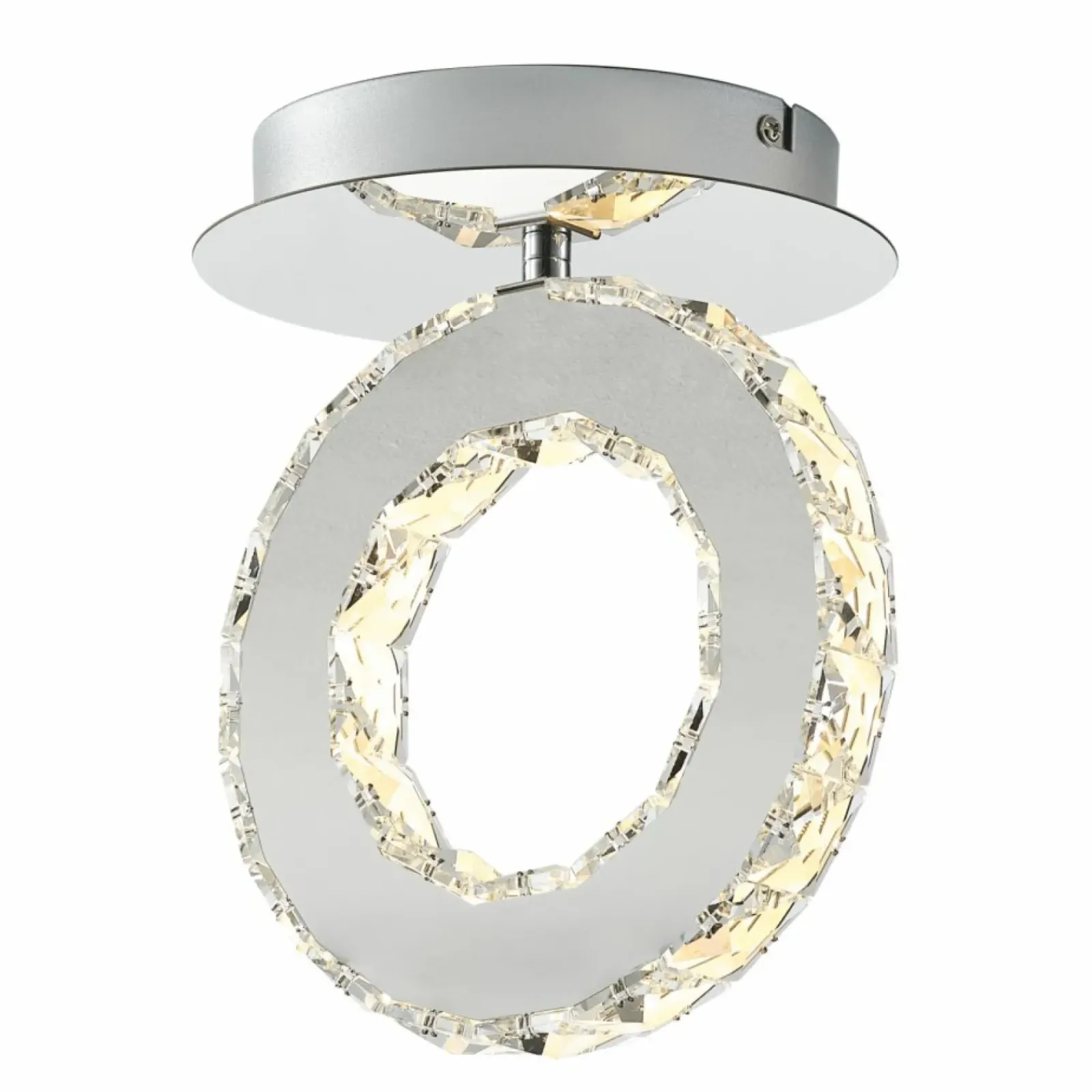 Sklep Kaja Kryształowy spot LED w stylu glamour MX3713-1-3CT GIRONA | Kaja* Lampy Led|Plafony Nowoczesne