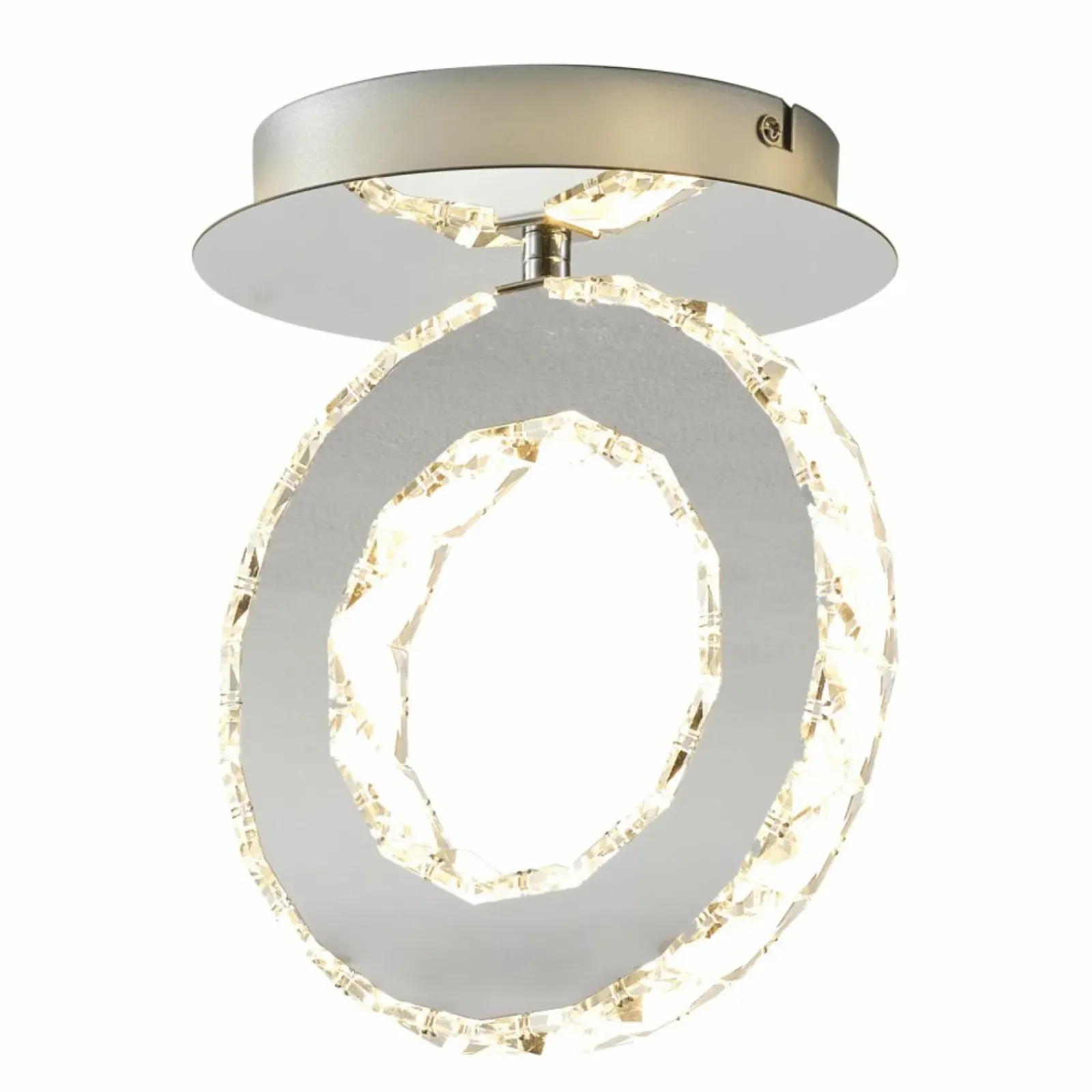 Sklep Kaja Kryształowy spot LED w stylu glamour MX3713-1-3CT GIRONA | Kaja* Lampy Led|Plafony Nowoczesne