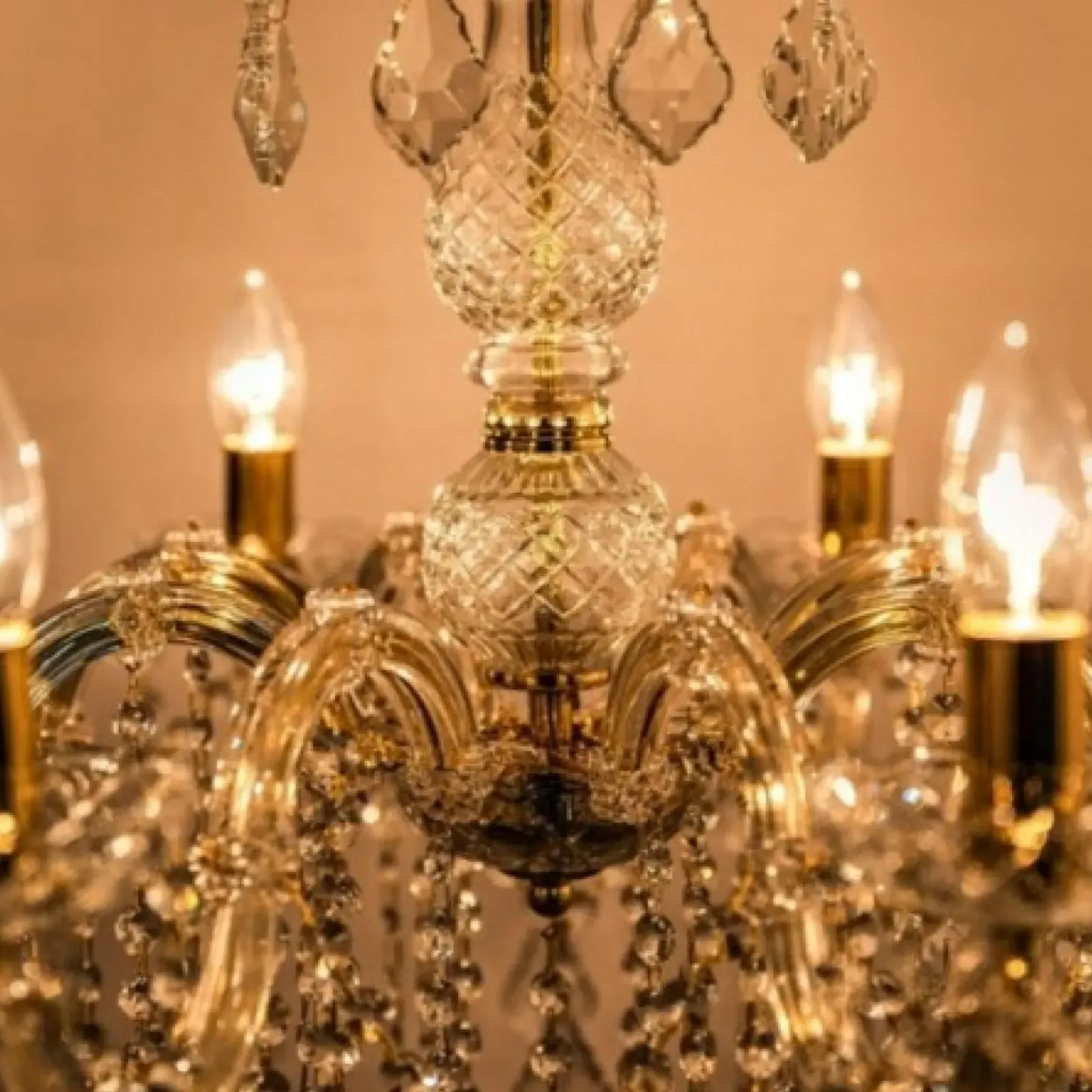 Sklep Kaja Kryształowy żyrandol w stylu glamour ZM 14004/8-GLD CHATEAU | Kaja New
