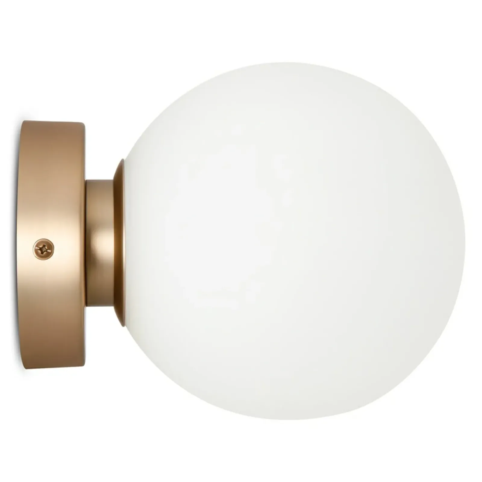 Sklep Kaja Kulista lampa ścienna do sypialni ⌀15cm MOD321WL-01G1 BASIC FORM* Kinkiety Tradycyjne