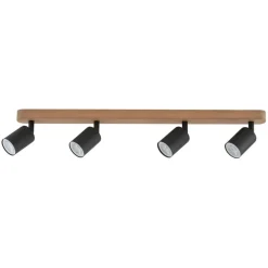 Sklep Kaja Kwadratowa lampa sufitowa z reflektorami TK 3293 TOP WOOD | Kaja New