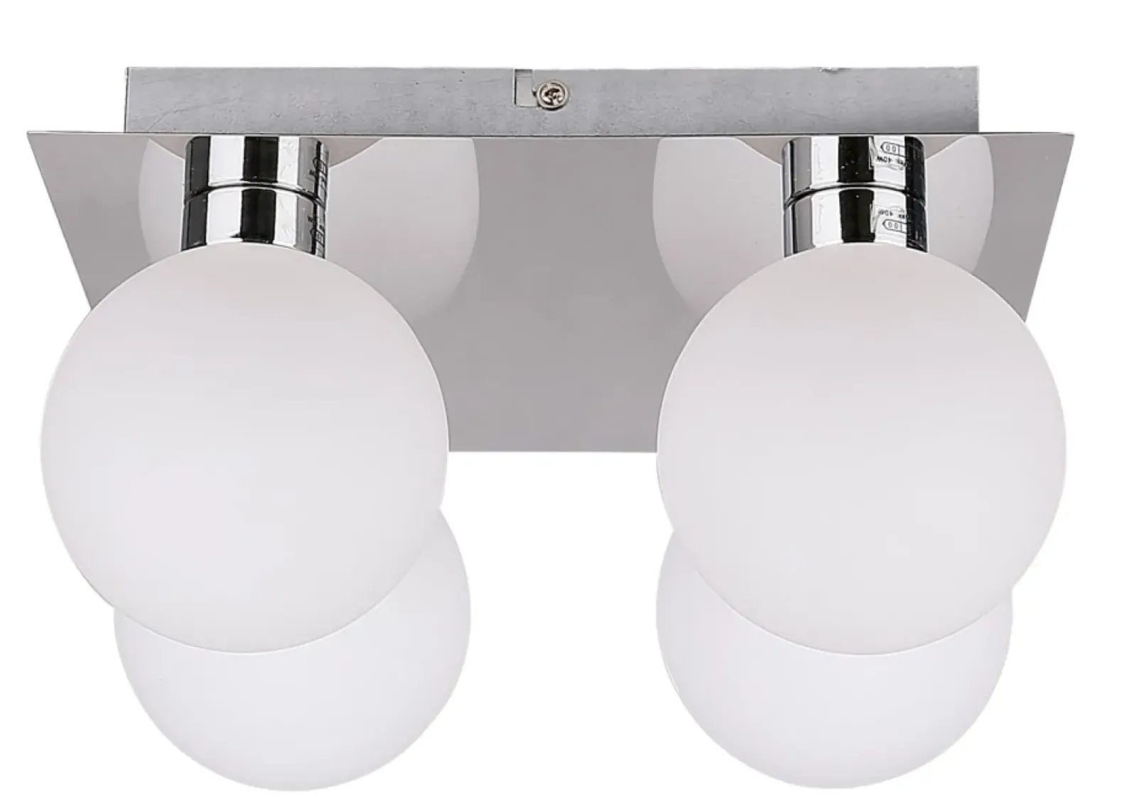 Sklep Kaja Kwadratowa lampa z białymi kloszami 98-03256 ODEN | Kaja Oświetlenie chromowy Sale