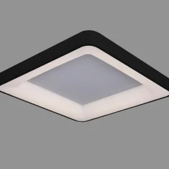 Sklep Kaja Kwadratowy, ledowy plafon 60cm 4000K 5304-850SQC-BK-4 z serii GIACINTO* Lampy Led|Plafony Nowoczesne