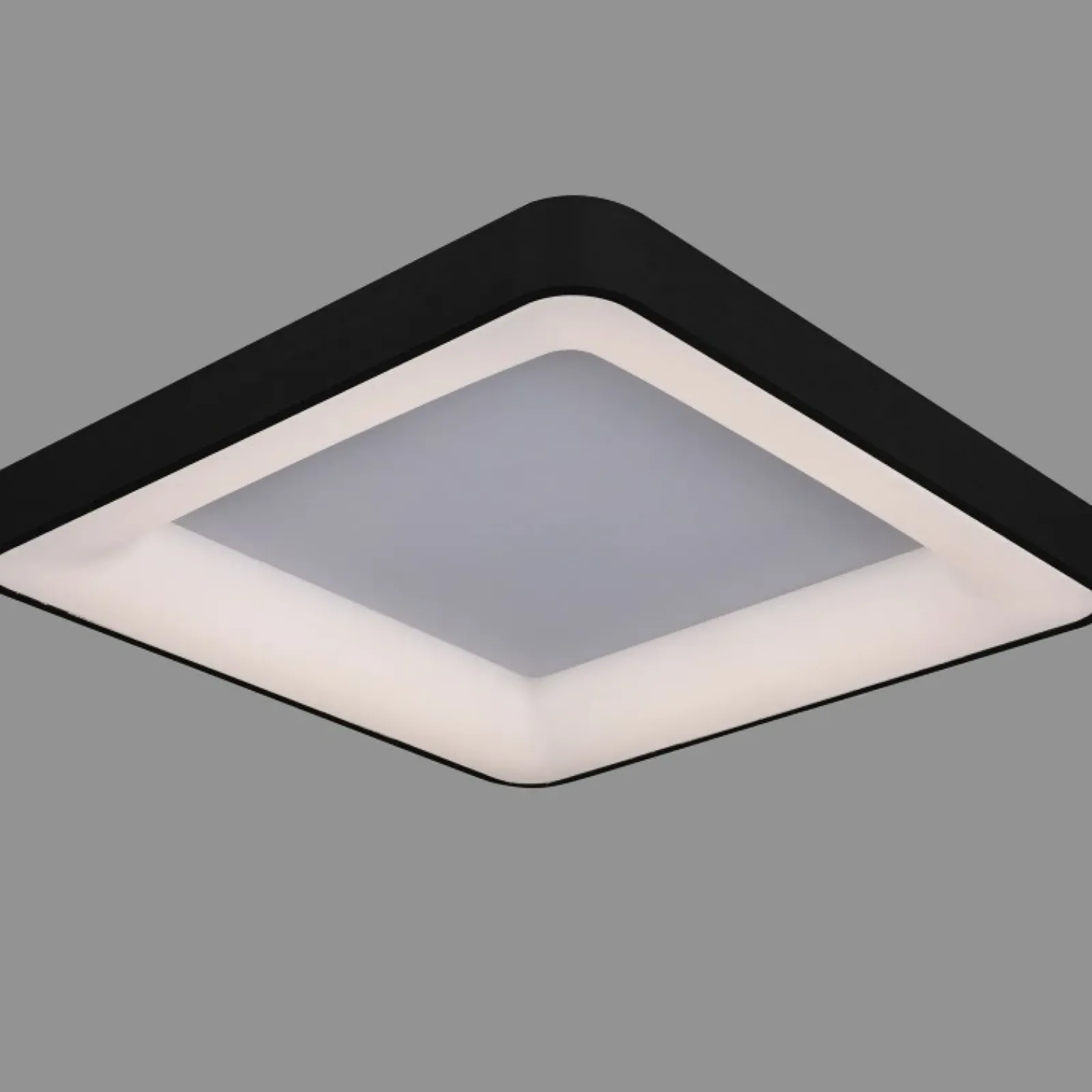 Sklep Kaja Kwadratowy, ledowy plafon 60cm 4000K 5304-850SQC-BK-4 z serii GIACINTO* Lampy Led|Plafony Nowoczesne