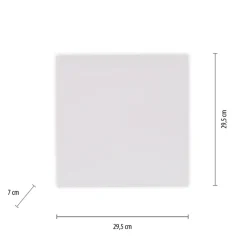 Sklep Kaja Kwadratowy minimalistyczny plafon z pilotem 15550-16 z serii CANVAS biały Cheap