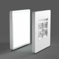 Sklep Kaja Kwadratowy plafon do holu 30x30 PLF-83625-300S-24W-WH BASTIA | Kaja* Lampy Led|Plafony Nowoczesne