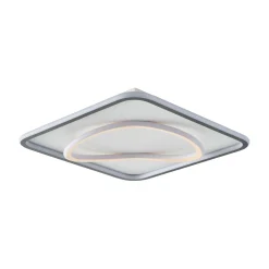 Sklep Kaja Kwadratowy plafon LED do salonu MX3889-1B-3BGT LENS | Kaja Oświetlenie* Plafony Nowoczesne|Lampy Led