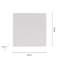 Sklep Kaja Kwadratowy plafon z regulacją światła 15551-16 z serii CANVAS | Kaja biały Cheap