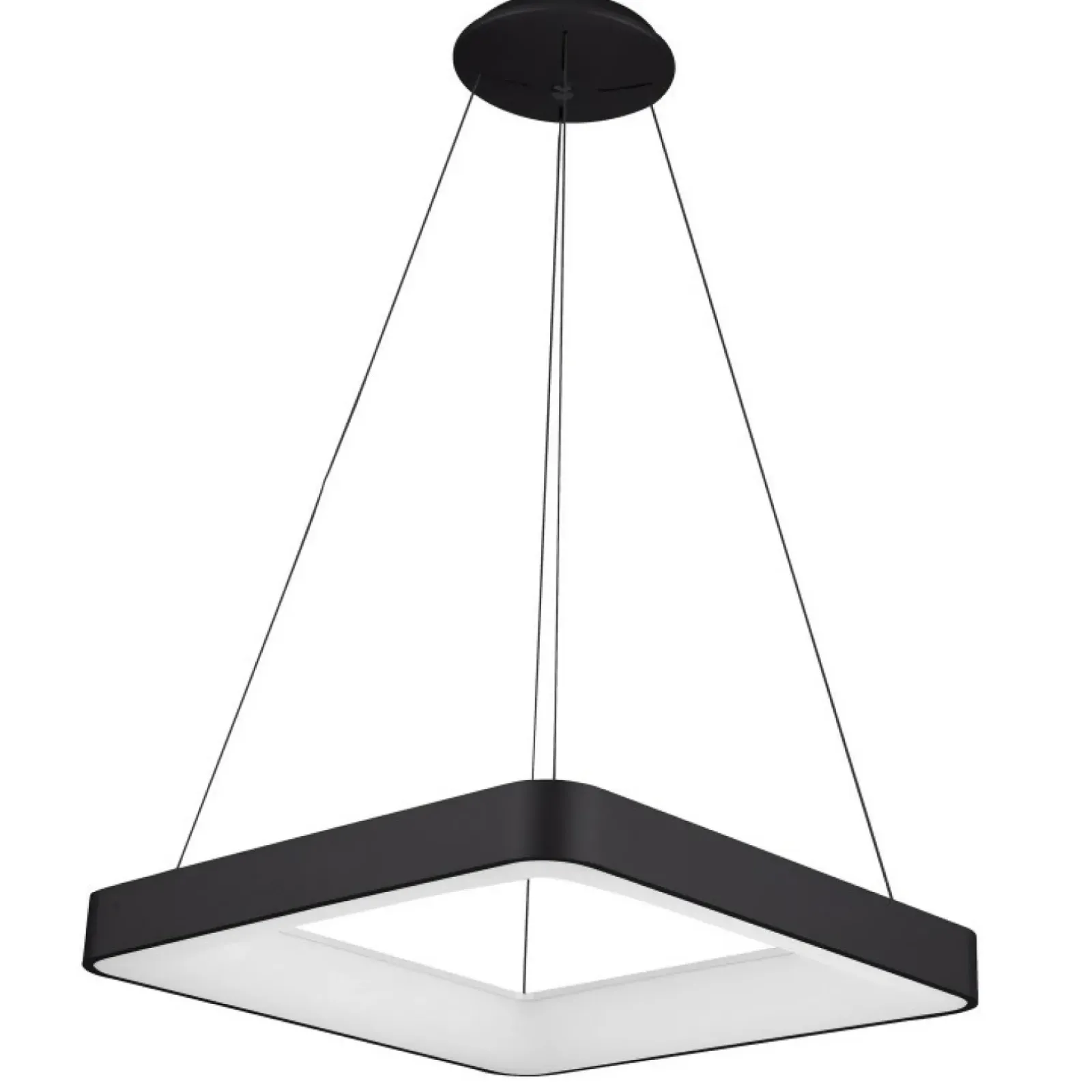 Sklep Kaja Kwadratowy żyrandol LED 60cm 4000K 5304-850SQP-BK-4 z serii GIACINTO Best