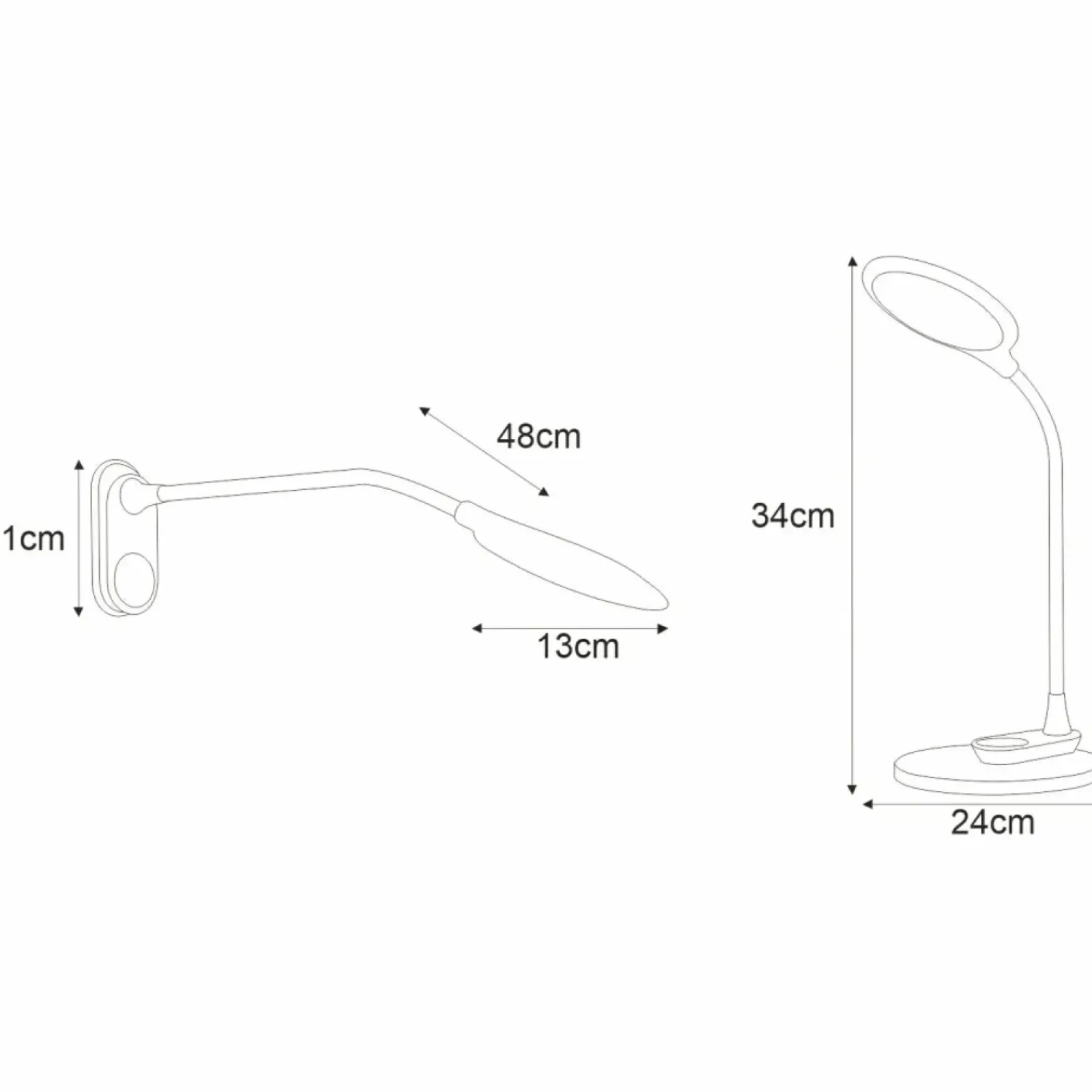 Sklep Kaja Lampa / kinkiet LED do sypialni K-BL1033 DIDI | Kaja* Lampki Biurkowe|Lampy Led