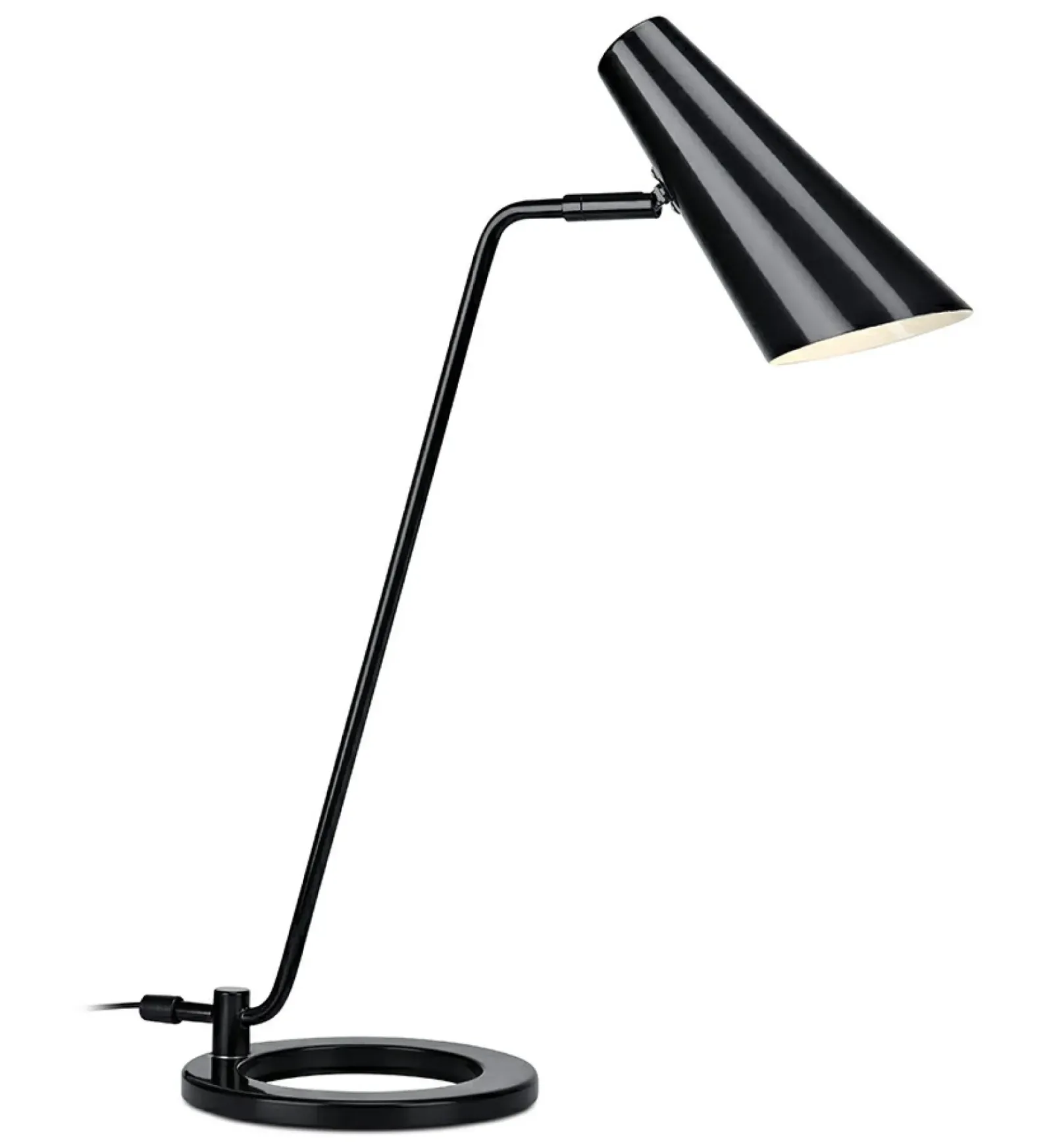 Sklep Kaja Lampa biurkowa w kolorze czarnym z kloszem 106781 | Kaja Oświetlenie* Lampki Biurkowe