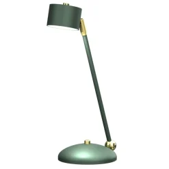 Sklep Kaja Lampa biurkowa w kolorze zieleni i złota MLP7770 z serii ARENA | Kaja Oświetleni* Lampki Biurkowe