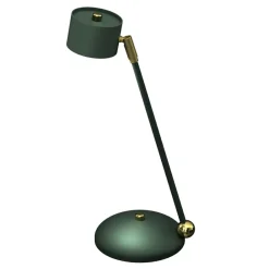 Sklep Kaja Lampa biurkowa w kolorze zieleni i złota MLP7770 z serii ARENA | Kaja Oświetleni* Lampki Biurkowe