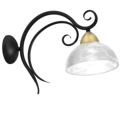 Sklep Kaja Lampa ścienna dekoracyjne ramię z kloszem LX 5975 AURORA | Kaja* Kinkiety Tradycyjne