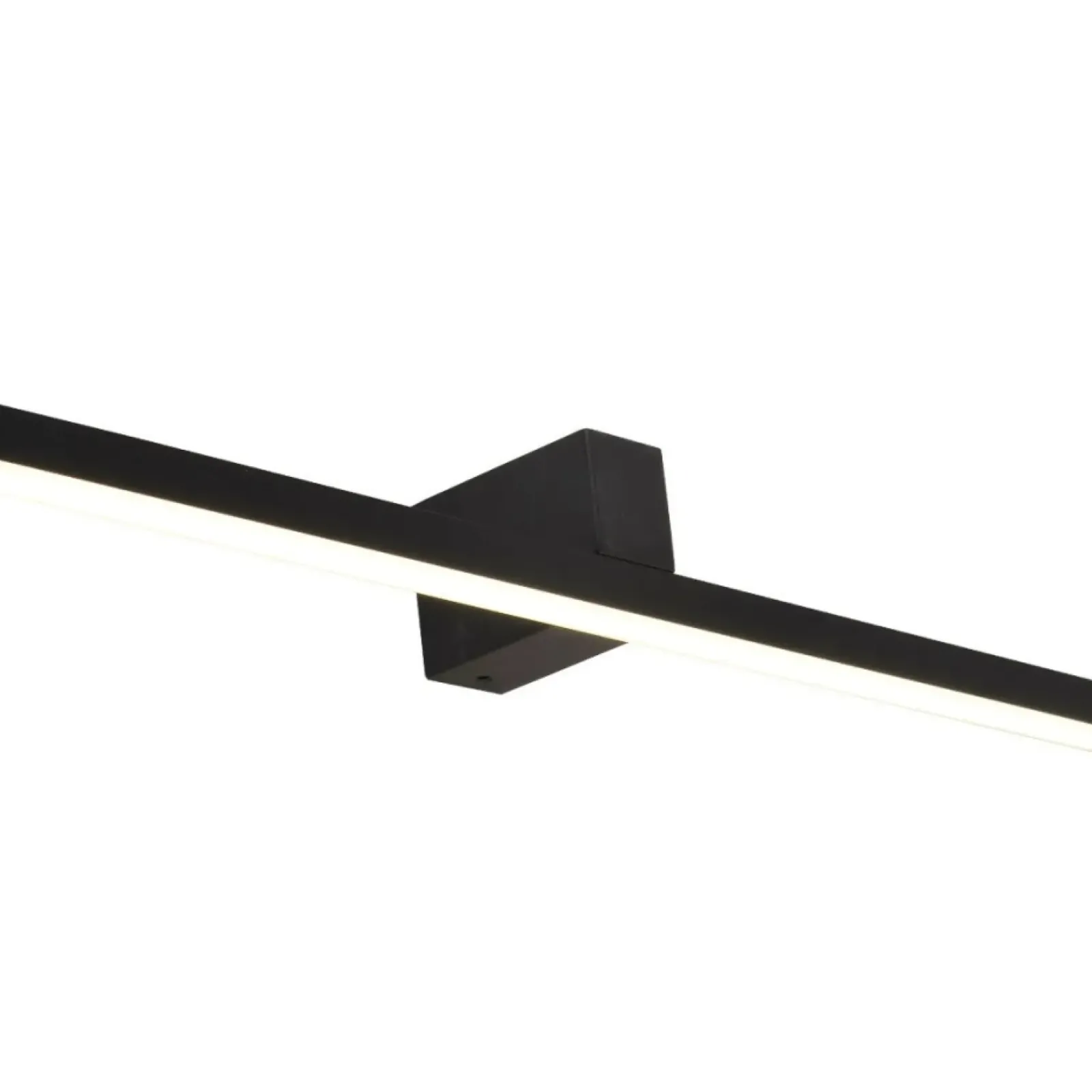 Sklep Kaja Lampa ścienna LED nad lustro łazienkowe LP-778/1W L BK z serii NEVADA* Lampy Led
