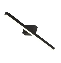 Sklep Kaja Lampa ścienna LED nad lustro łazienkowe LP-778/1W L BK z serii NEVADA* Lampy Led