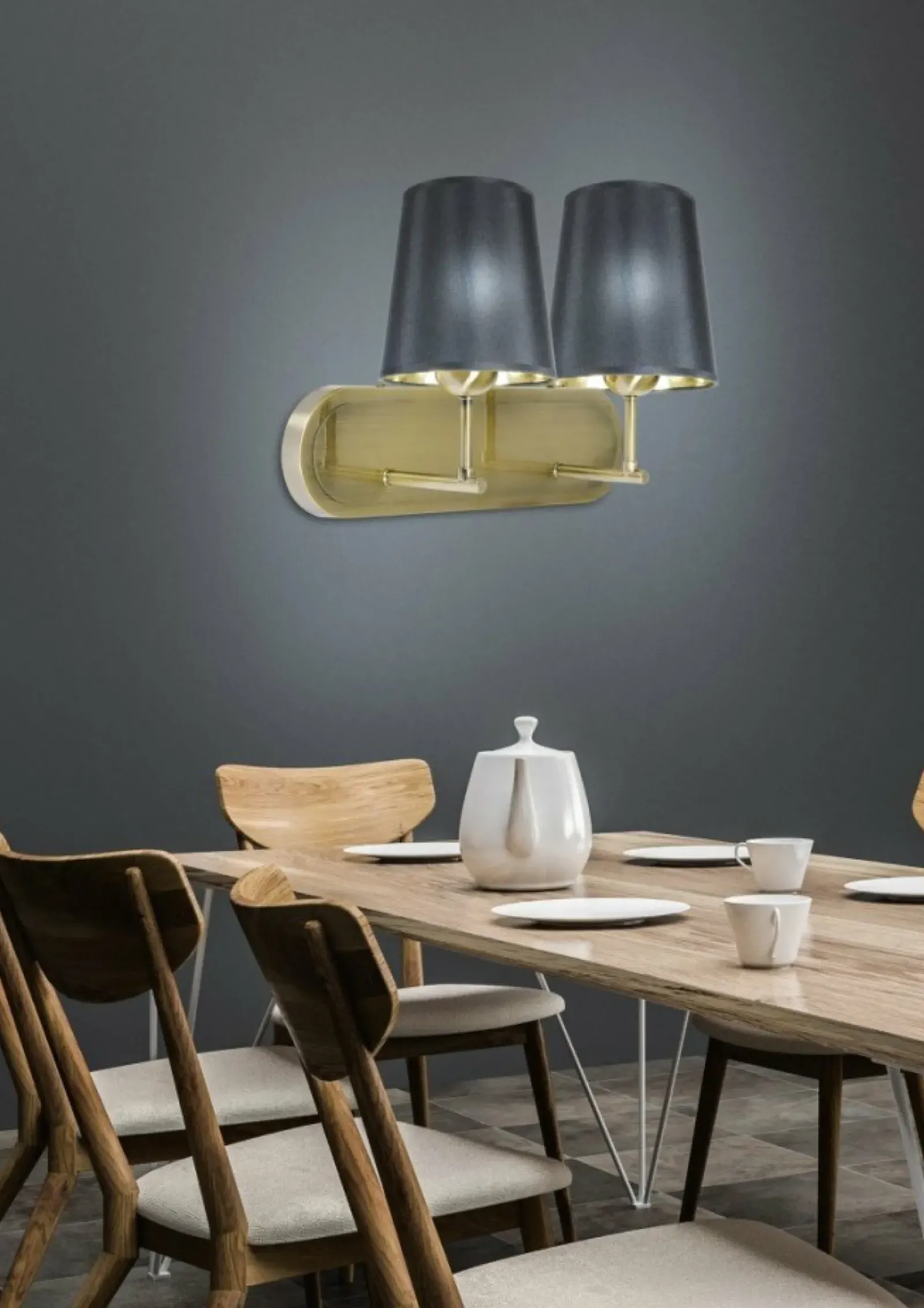 Sklep Kaja Lampa ścienna w stylu hotelowym 22-53510 MILONGA | Kaja Oświetlenie* Kinkiety Tradycyjne