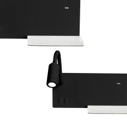 Sklep Kaja Lampa ścienna z gniazdem USB, obok łóżka ML6344 SHELF | Kaja* Lampy Led