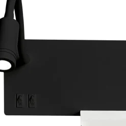Sklep Kaja Lampa ścienna z gniazdem USB, obok łóżka ML6344 SHELF | Kaja* Lampy Led