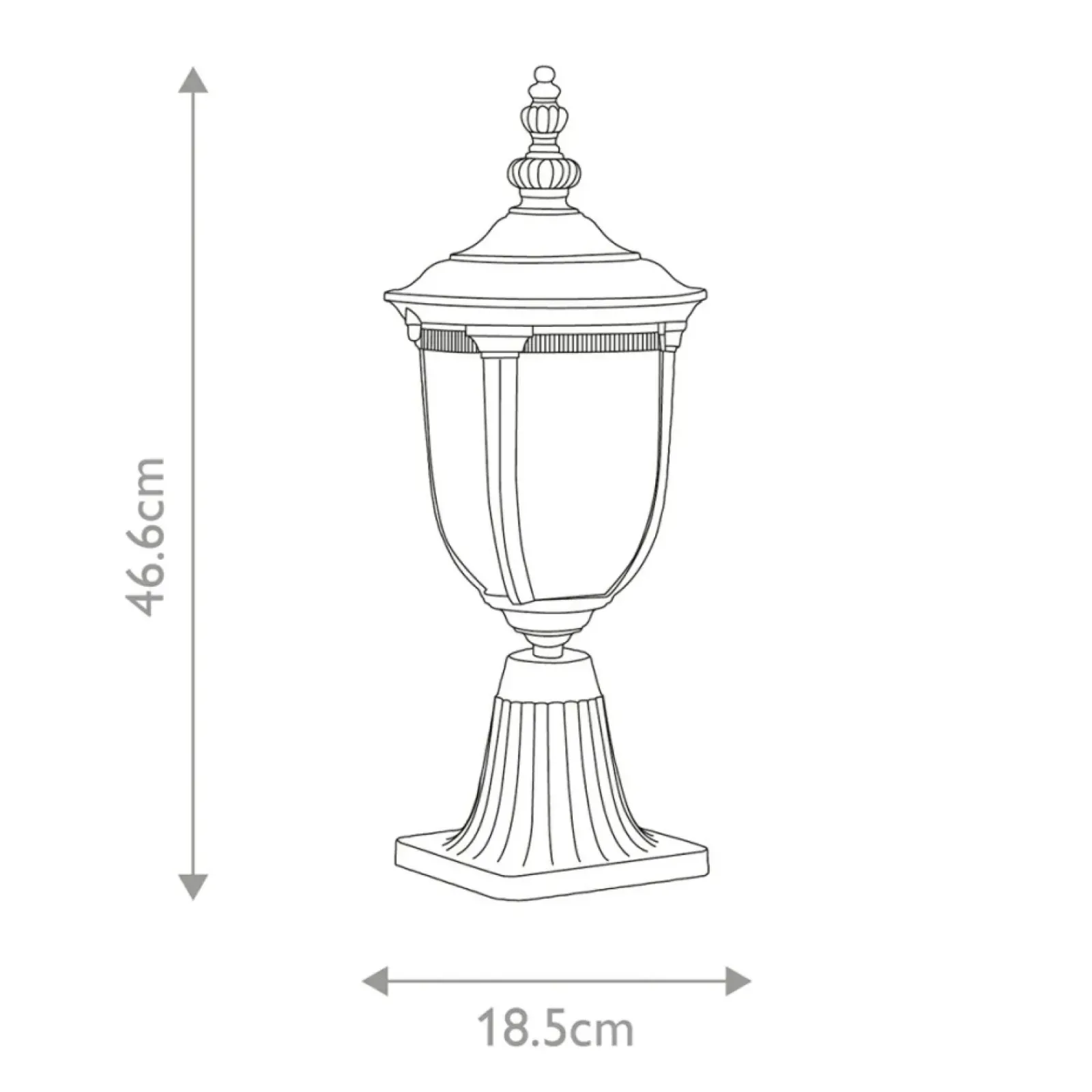 Sklep Kaja Lampa cokołowa, niska, stojąca CL3-S z serii CLEVELAND* Lampy Ogrodowe Stojące