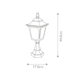 Sklep Kaja Lampa cokołowa, oświetlenie ogrodu CPM4-BLACK z serii CHAPEL MINI* Lampy Ogrodowe Stojące