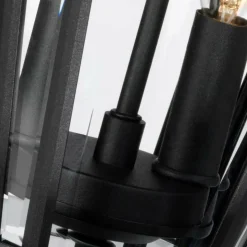 Sklep Kaja Lampa cokołowa, stojąca FE-COTSLN3-M-BK z serii COTSWOLD LANE* Lampy Ogrodowe Stojące