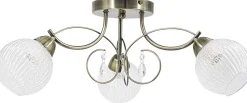 Sklep Kaja Lampa do salonu antyczne złoto E27 8964/3 21QG WENUS | Kaja* Randole Tradycyjne