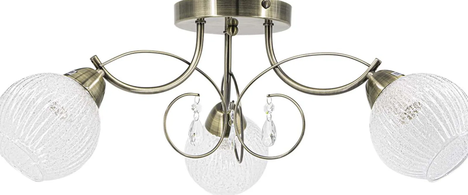 Sklep Kaja Lampa do salonu antyczne złoto E27 8964/3 21QG WENUS | Kaja* Randole Tradycyjne