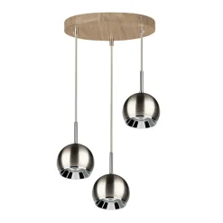 Sklep Kaja Lampa do sypialni w stylu rustykalnym 5141374R BALL WOOD | Kaja Flash Sale