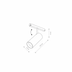 Sklep Kaja Lampa do szyny magnetycznej 1F 10655 LVM SPOT LED | Kaja Oświetlenie* Szynoprzewody Podtynkowe|Szynoprzewody Natynkowe