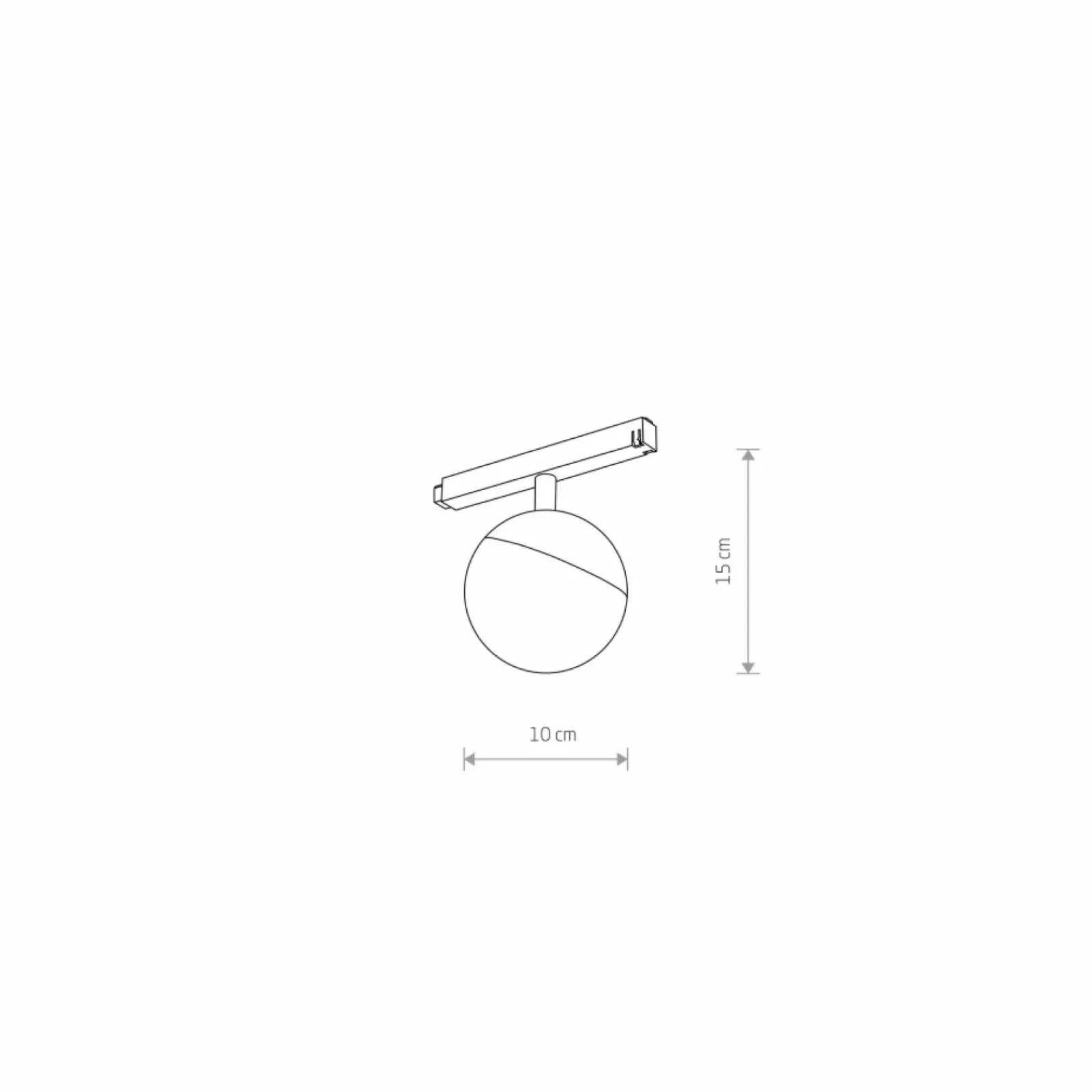 Sklep Kaja Lampa kula do szyny magnetycznej 1F 10647 LVM LID LED | Kaja* Szynoprzewody Podtynkowe|Szynoprzewody Natynkowe