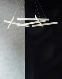Sklep Kaja Lampa LED o designerskim kształcie MOD016PL-L75W LINE | Kaja biały Flash Sale