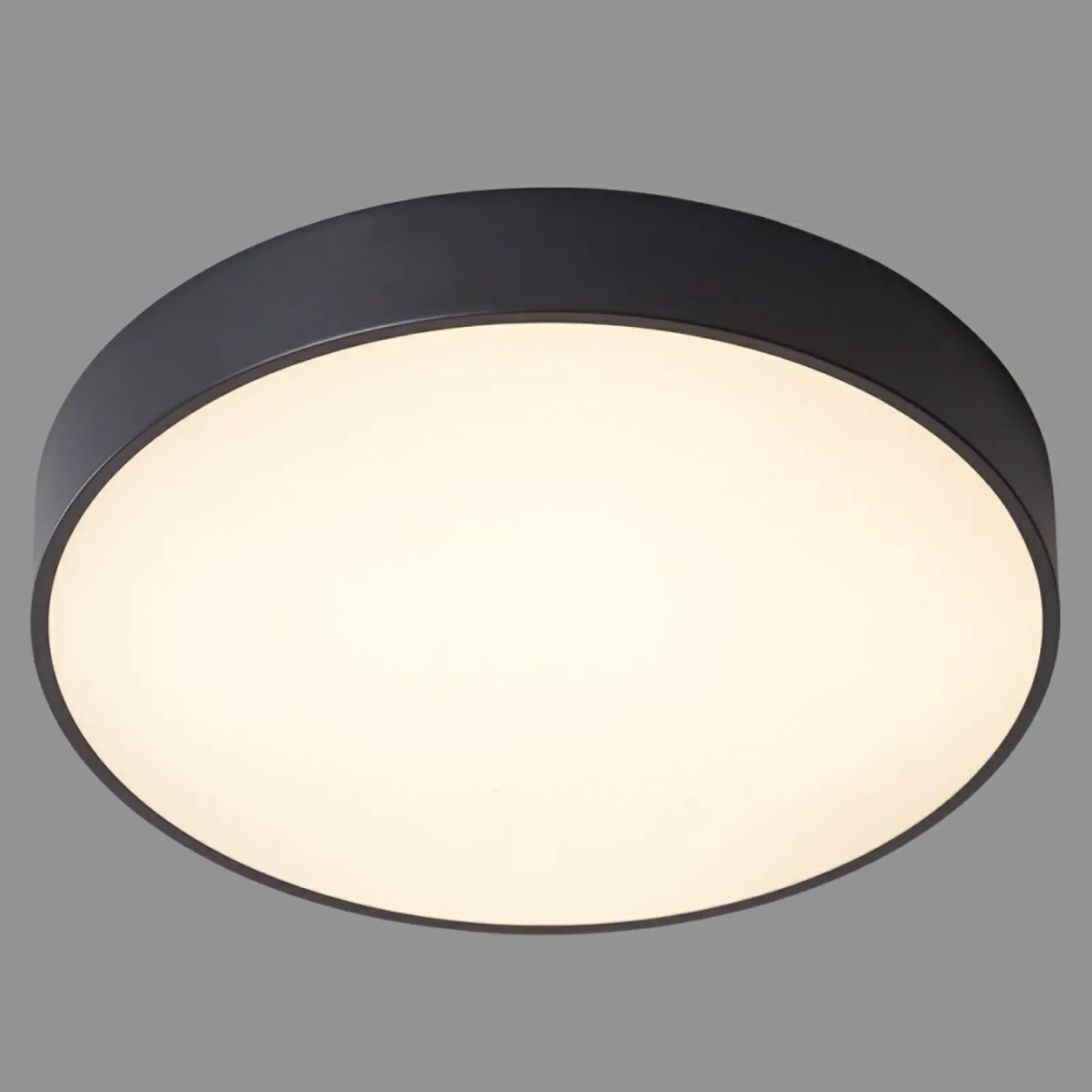 Sklep Kaja Lampa LED z czarną ramką ⌀40cm 5361-830RC-BK-3 ORBITAL | Kaja* Lampy Led|Plafony Nowoczesne