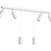 Sklep Kaja Lampa listwa z reflektorami i wiszącymi tubami LX 5196 LINK | Kaja Flash Sale