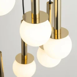 Sklep Kaja Lampa na okrągłej podstawie, złote dodatki SIG 40771 DAISY | Kaja Cheap